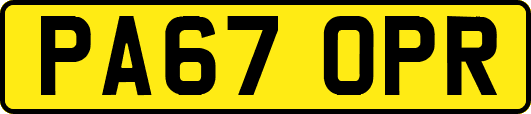 PA67OPR