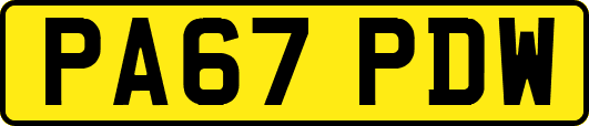 PA67PDW
