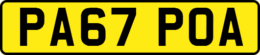 PA67POA
