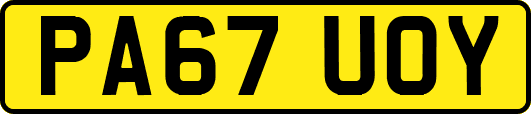 PA67UOY