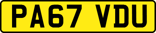 PA67VDU