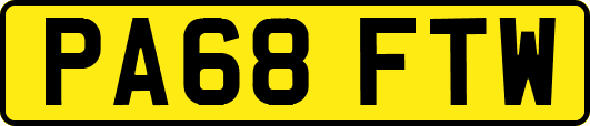 PA68FTW