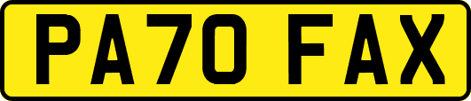 PA70FAX