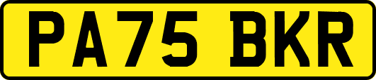 PA75BKR