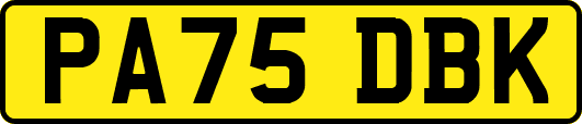 PA75DBK