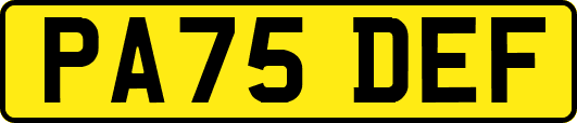 PA75DEF