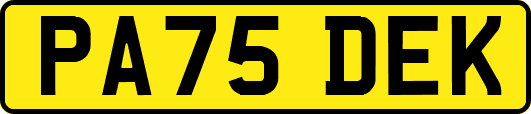 PA75DEK