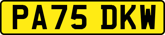 PA75DKW