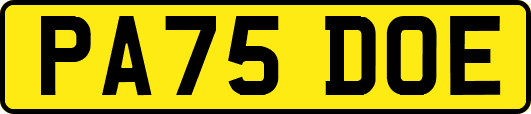 PA75DOE