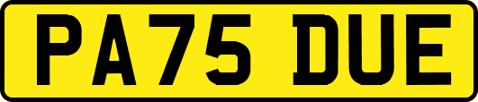 PA75DUE