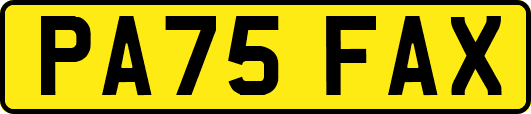 PA75FAX