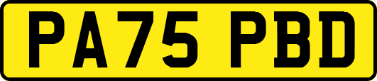 PA75PBD