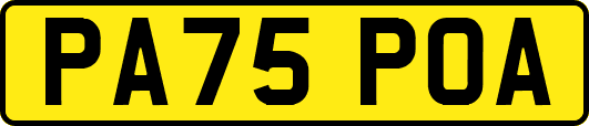 PA75POA