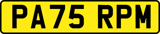 PA75RPM
