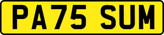 PA75SUM