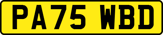 PA75WBD