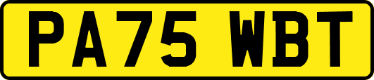 PA75WBT