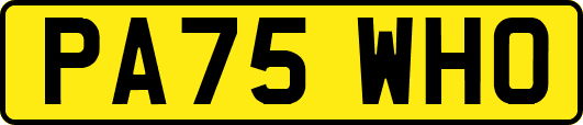 PA75WHO
