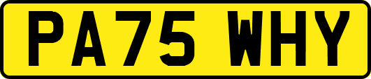 PA75WHY