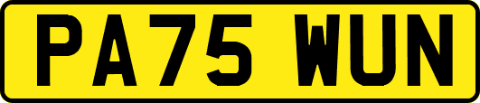 PA75WUN