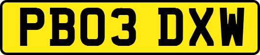 PB03DXW