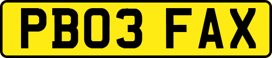 PB03FAX