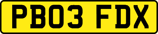 PB03FDX