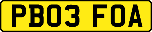 PB03FOA