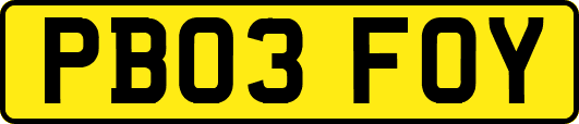 PB03FOY