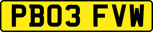 PB03FVW