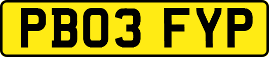 PB03FYP
