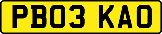 PB03KAO