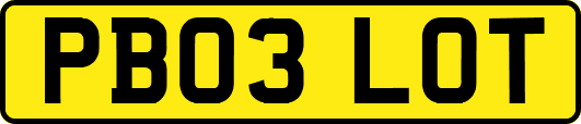 PB03LOT