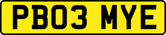PB03MYE