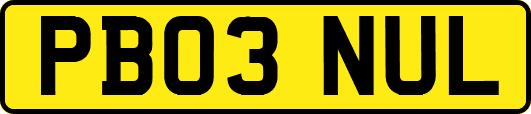 PB03NUL