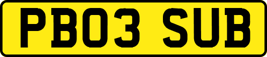 PB03SUB