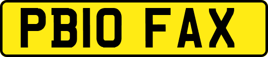 PB10FAX