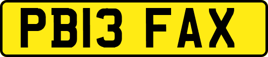 PB13FAX
