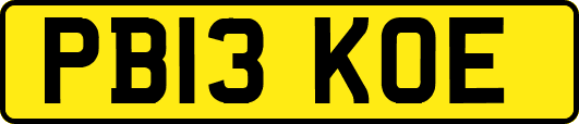 PB13KOE