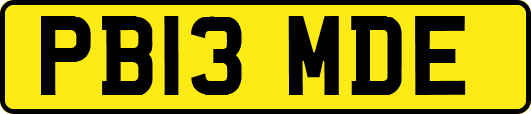 PB13MDE