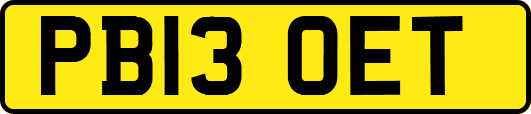 PB13OET