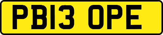 PB13OPE