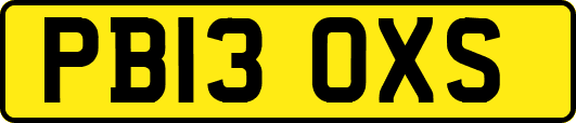 PB13OXS