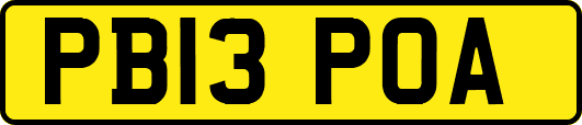 PB13POA