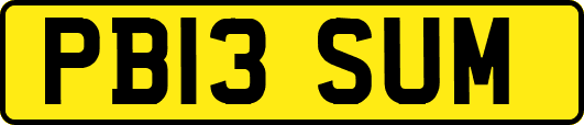 PB13SUM