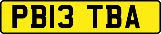 PB13TBA
