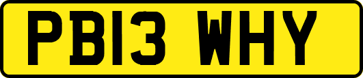 PB13WHY