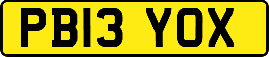 PB13YOX