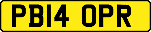 PB14OPR