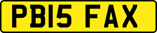 PB15FAX